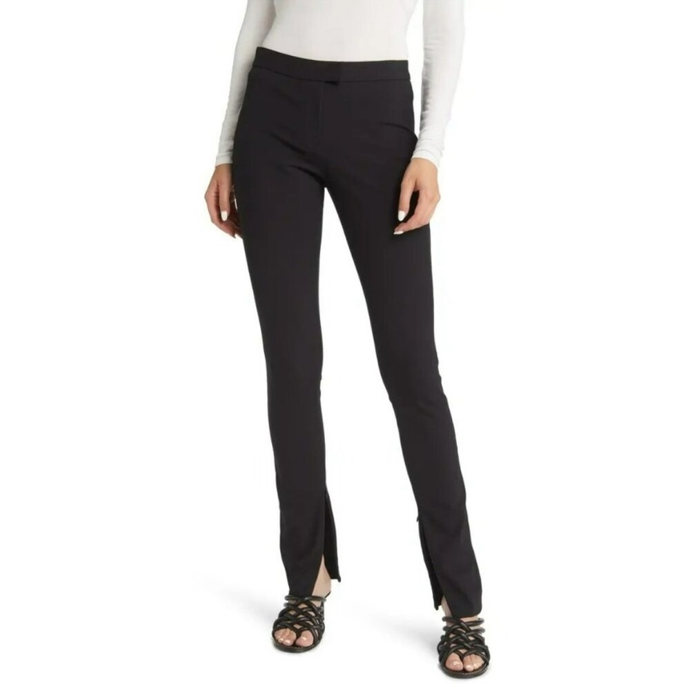Rag & Bone Black Sz 6 ICONS Rebecca Ankle Zip Slim Leg Pants $350 Flattering